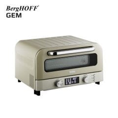 BergHOFF GEM RETRO 2000 W Vanilya Krem Rengi Pizza Fırını
