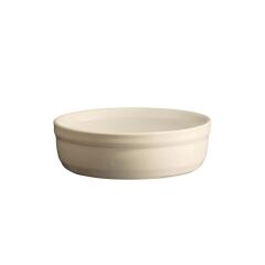 Emile Henry Fırın Kabı Yuvarlak Creme Brulee 12 Cm Ekru-21013