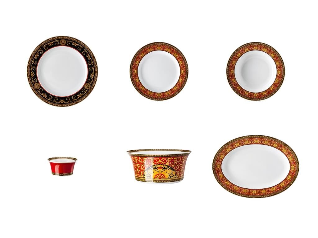 Versace Medusa 51 Parça Yemek Takımı