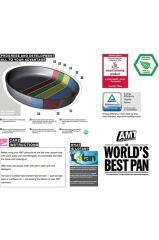 Amt Döküm Derin Tencere 20 Cm Cam Kapaklı