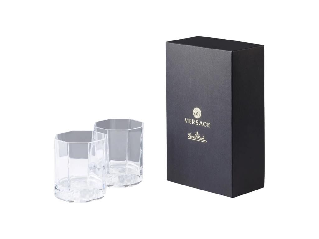 Versace Viski Bardağı 2 Li Set Medusa Lumiere