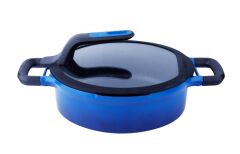 Berghoff Gem Stay Cool Pilav Tenceresi Mavi 28 Cm