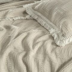 Sarev Rosalıe Yatak Örtüsü Çift Kişilik, .Bej