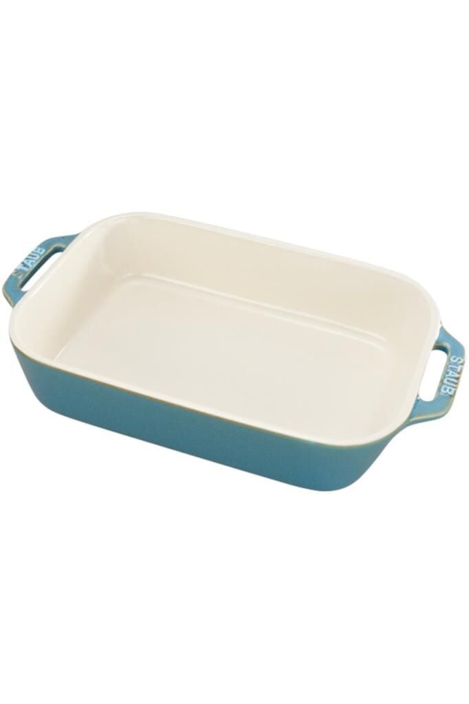 Staub Ceramique Fırın Kabı | Seramik | 27 X 20 Cm | Antik Turkuaz