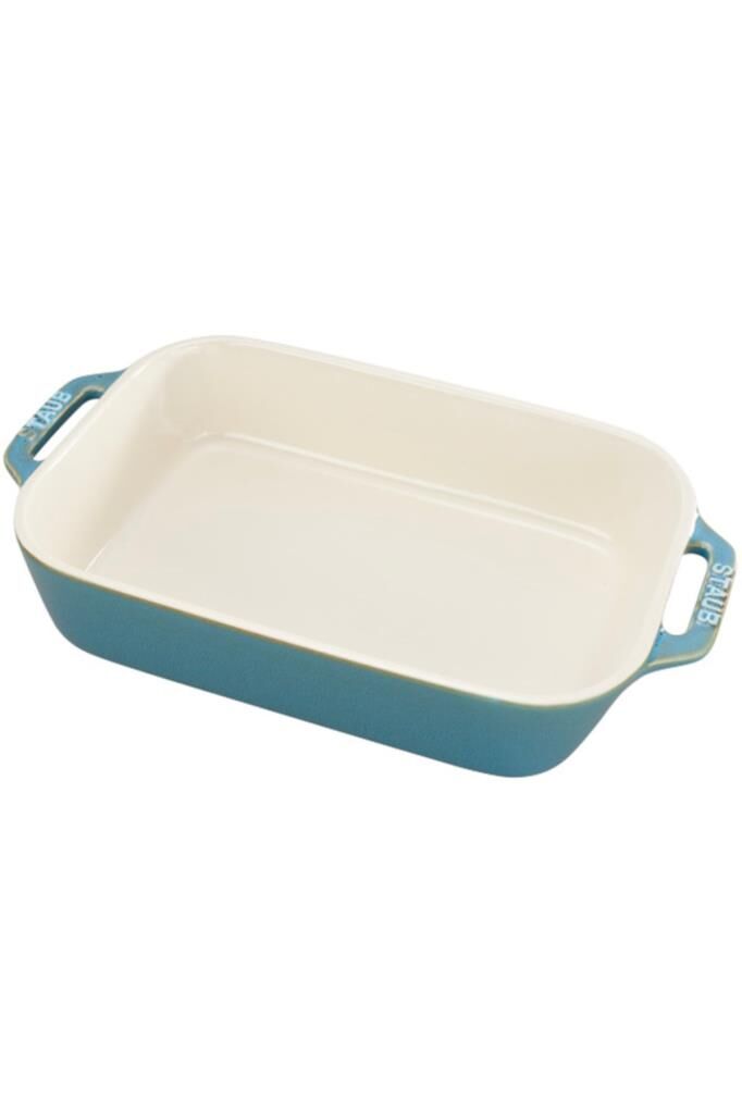 Staub Ceramique Fırın Kabı | Seramik | 27 X 20 Cm | Antik Turkuaz