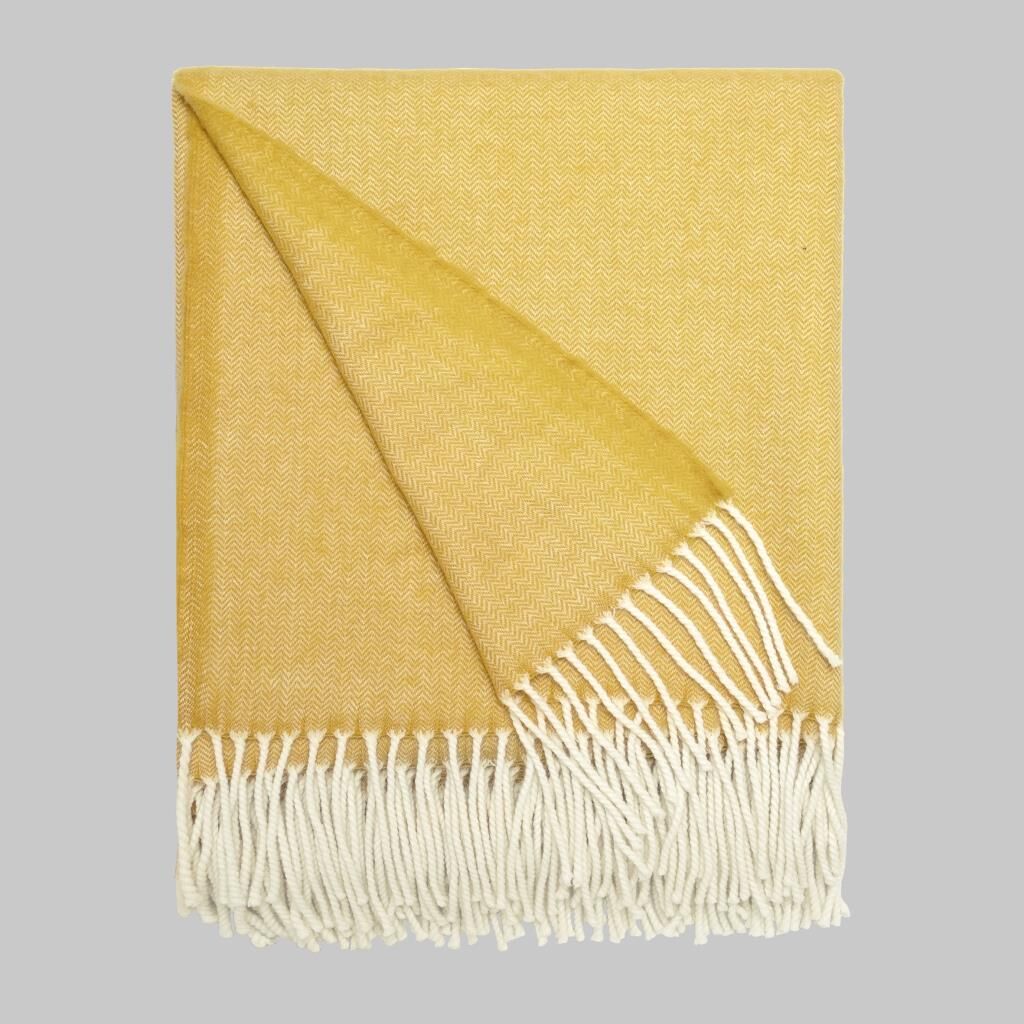 Sarev Noya 130x170  Throw, .Sarı