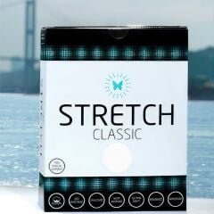 Stretch Tek Kişilik Lastikli Çarşaf Beyaz