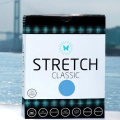 Stretch Tek Kişilik Lastikli Çarşaf Mavi