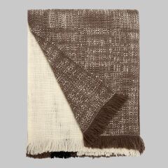 Sarev Chaca 130x170 Throw, Mocha