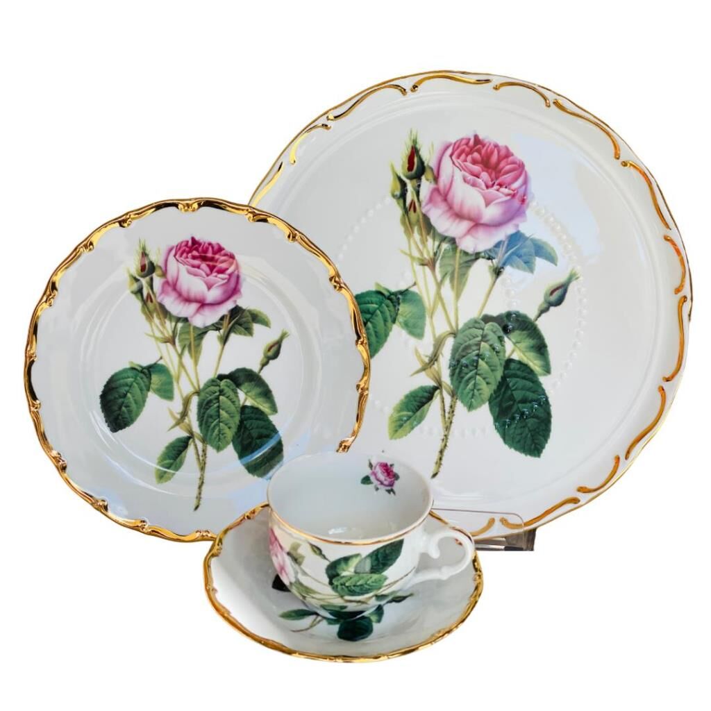 Thun Ofellia Rose 19 Parça Pasta Seti
