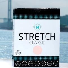 Stretch Tek Kişilik Lastikli Çarşaf Somon