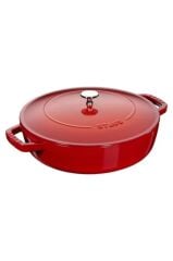Staub La Cocotte Sote Tenceresi Chistera | Döküm Demir | 24 Cm | Kiraz