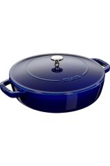 Staub La Cocotte Sote Tenceresi Chistera | Döküm Demir | 28 Cm | Koyu Mavi