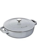 Staub La Cocotte Sote Tenceresi Chistera | Döküm Demir | 28 Cm | Grafit Gri