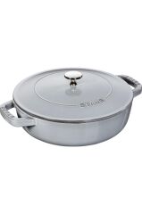 Staub La Cocotte Sote Tenceresi Chistera | Döküm Demir | 28 Cm | Grafit Gri