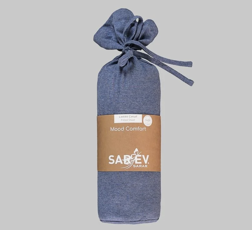 Sarev Mood Comfort Casfer Tek Kişilik Fıtted Car, .Mavi