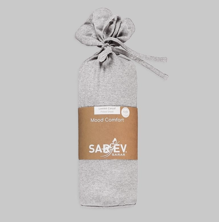 Sarev Mood Comfort Casfer Çift Kişilik Fıtted Ca, .A.Gri