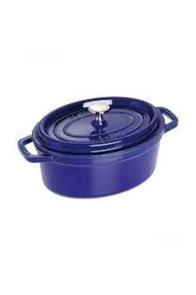 Staub La Cocotte Döküm Tencere | Koyu Mavi | 27 Cm | 3,25 L | Oval