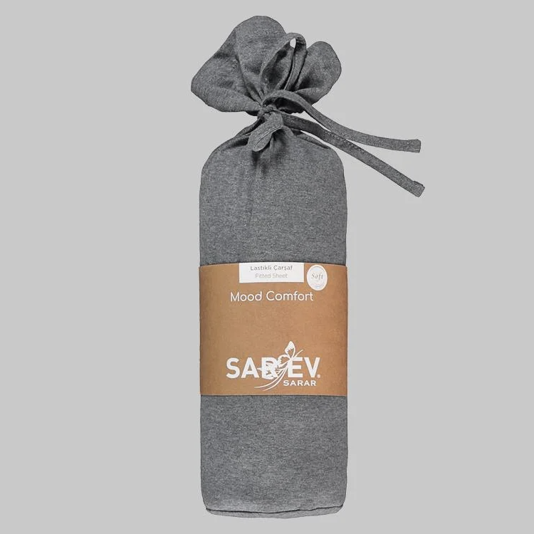 Sarev Mood Comfort Casfer Çift Kişilik Fıtted Ca, .K.Gri