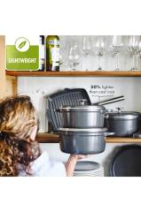 Greenpan Featherweights Seramik Yapıştırmaz 26cm Kare Izgara Tava