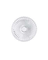 Royking Yuvarlak Cam Sunum Tabağı 20cm Şeffaf
