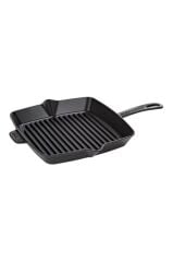Staub Döküm Demir Amerikan Izgara Tava | Döküm Demir | 30 Cm | Siyah
