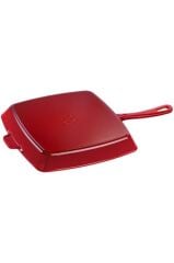 Staub Döküm Demir Amerikan Izgara Tava | Döküm Demir | 30 Cm | Kiraz