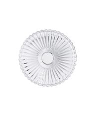 Royking Yuvarlak Cam Sunum Tabağı 27cm Şeffaf