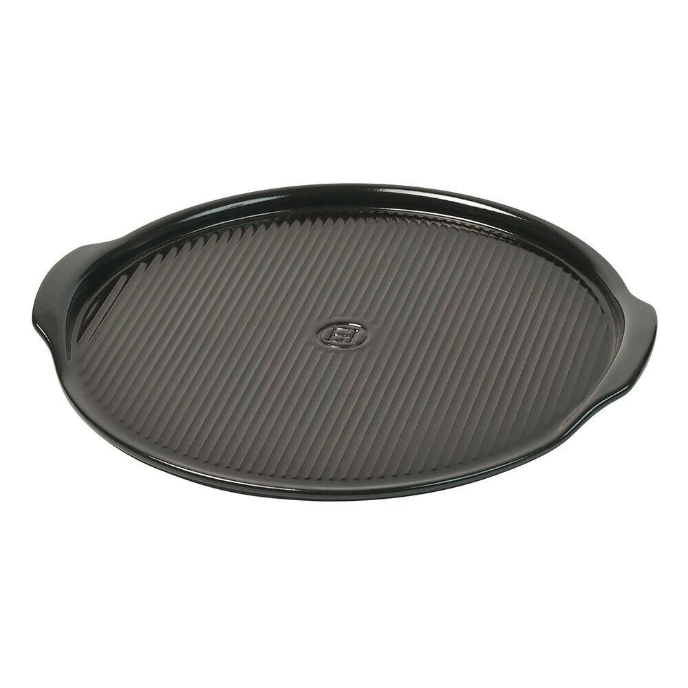 Emile Henry Pizza/Fırın Kabı Yuvarlak  40 Cm Siyah Eh797614