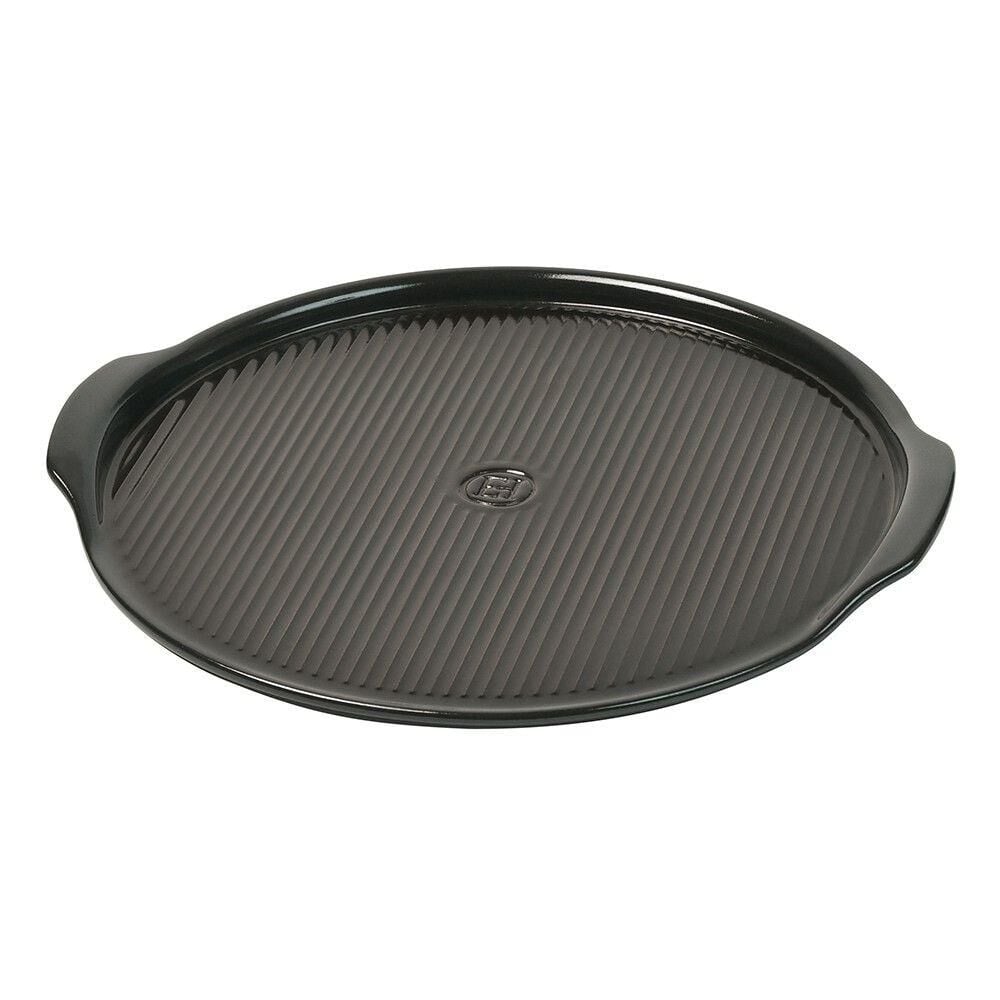 Emile Henry Pizza/Fırın Kabı Yuvarlak  40 Cm Siyah Eh797614