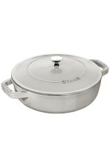 Staub Döküm Demir Sote Tenceresi | Döküm Demir | 26 Cm | Trüf Beyazı