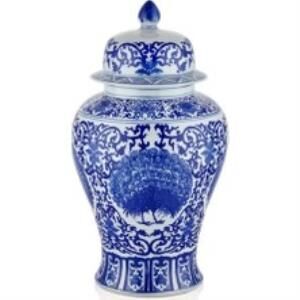 Lamedore Peacock Mavi Büyük Küp 35x35x68cm