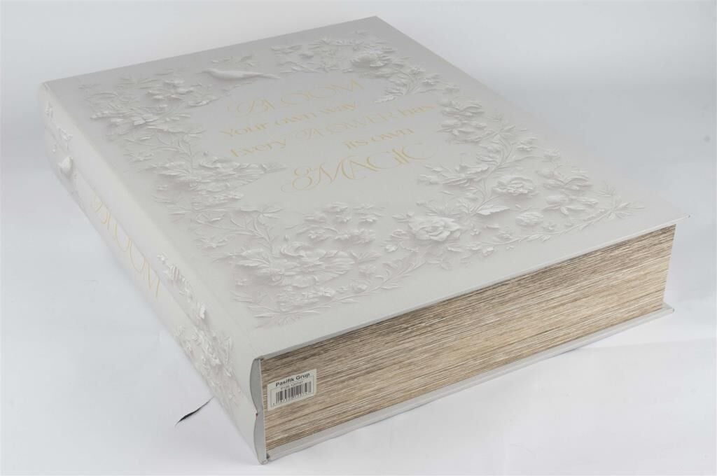 Mikasa Moor White Birds Kitap Kutu 52x40x10cm