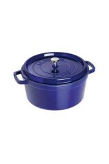 Staub La Cocotte Döküm Tencere | Koyu Mavi | 28 Cm | 6,75 L | Yuvarlak