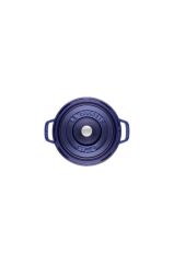 Staub La Cocotte Döküm Tencere | Koyu Mavi | 28 Cm | 6,75 L | Yuvarlak
