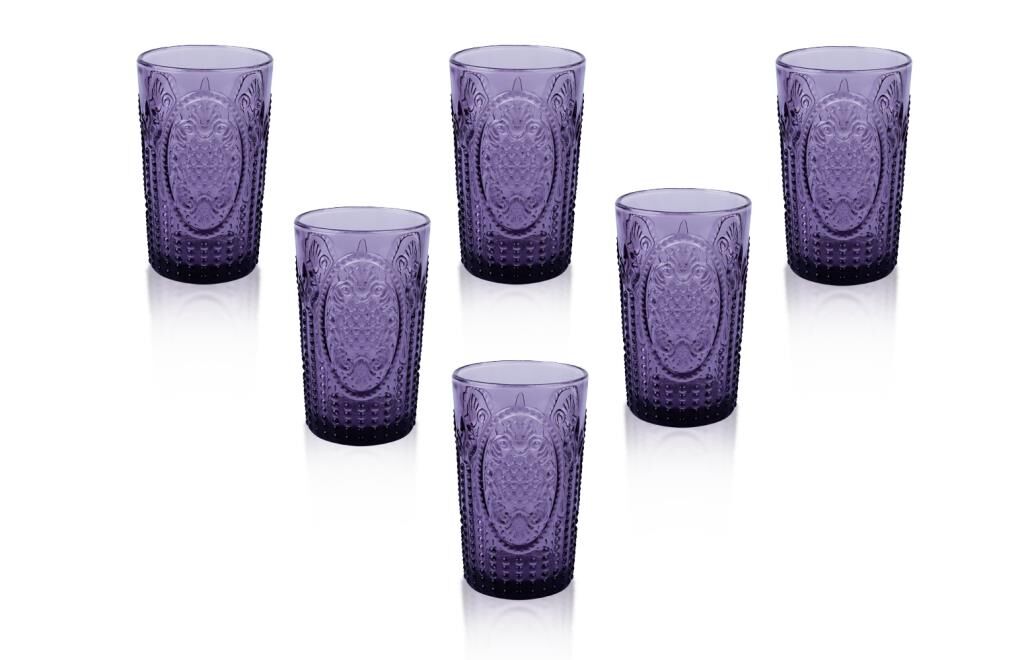 Lucky Art Clarıssa 6Lı Cam Mesrubat Seti