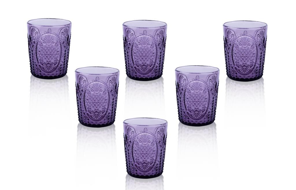 Lucky Art Clarıssa 6Lı Cam Su Bardağı Seti