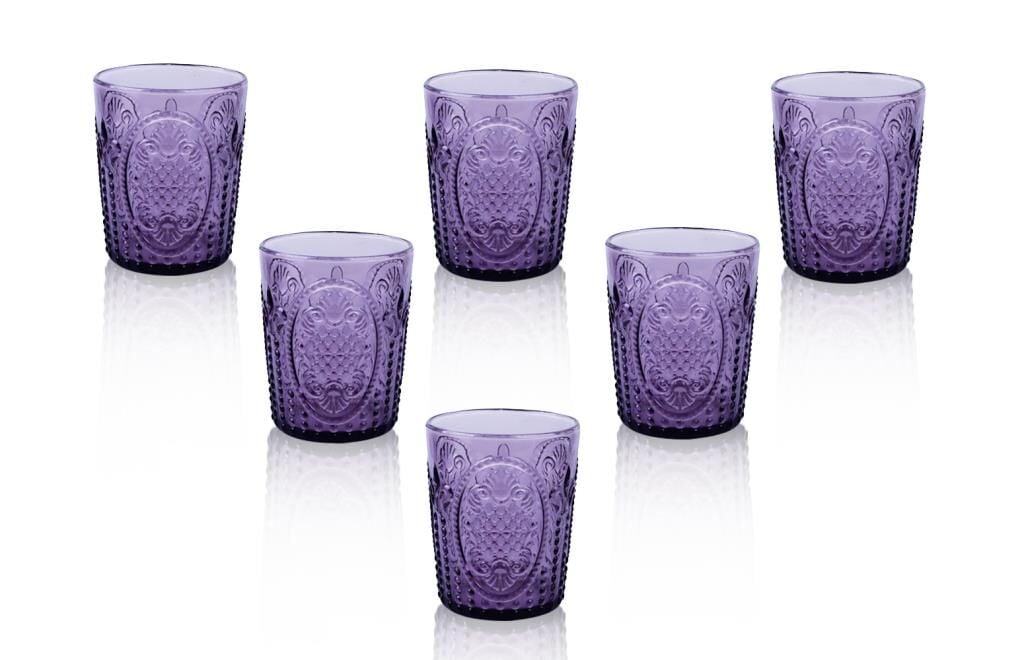 Lucky Art Clarıssa 6Lı Cam Su Bardağı Seti