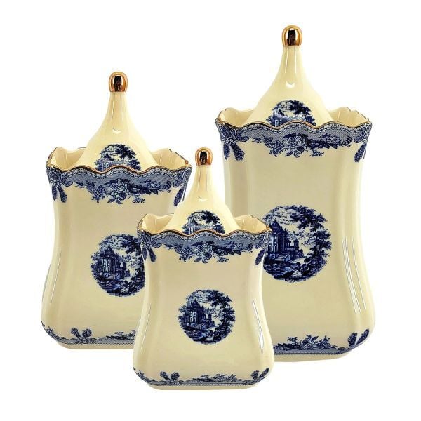 Lucky Art Margaret New Bone 3Lü Kavanoz Seti