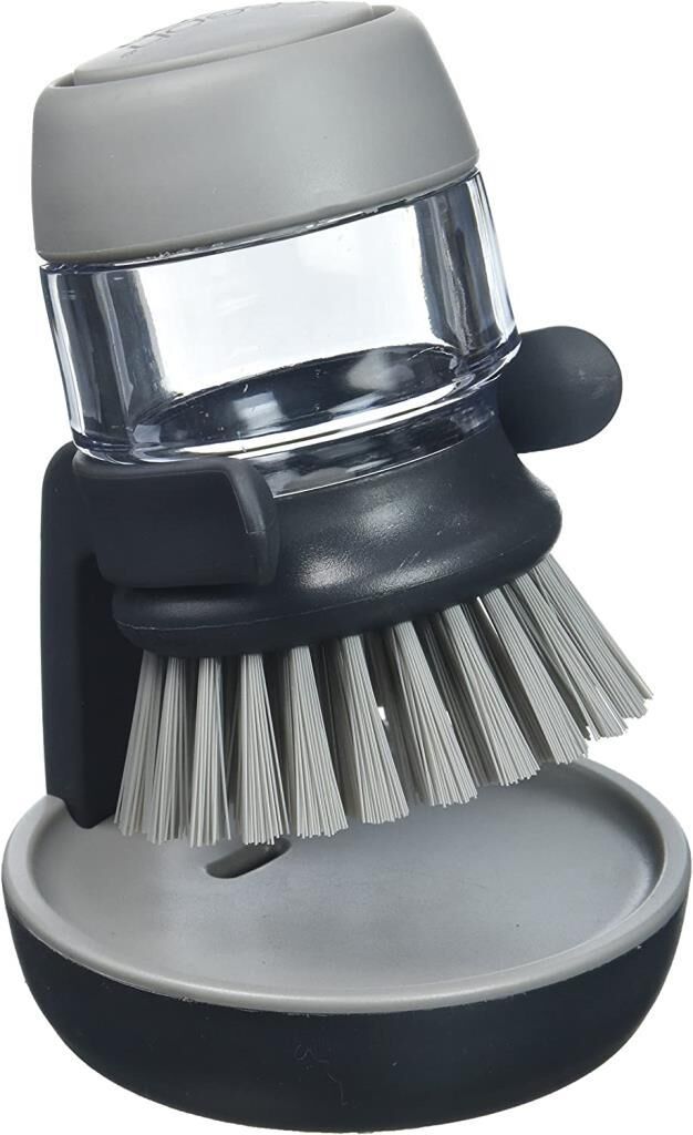 Joseph Joseph Palm Bulaşık Fırçası Deterjan Hazneli - Gri 85005