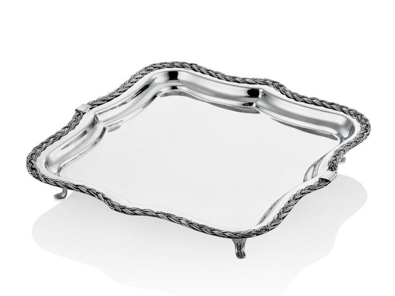 Lamedore Halatlı Tepsi 33x33x5cm