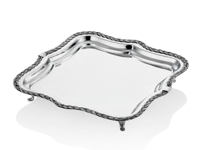 Lamedore Halatlı Tepsi 33x33x5cm
