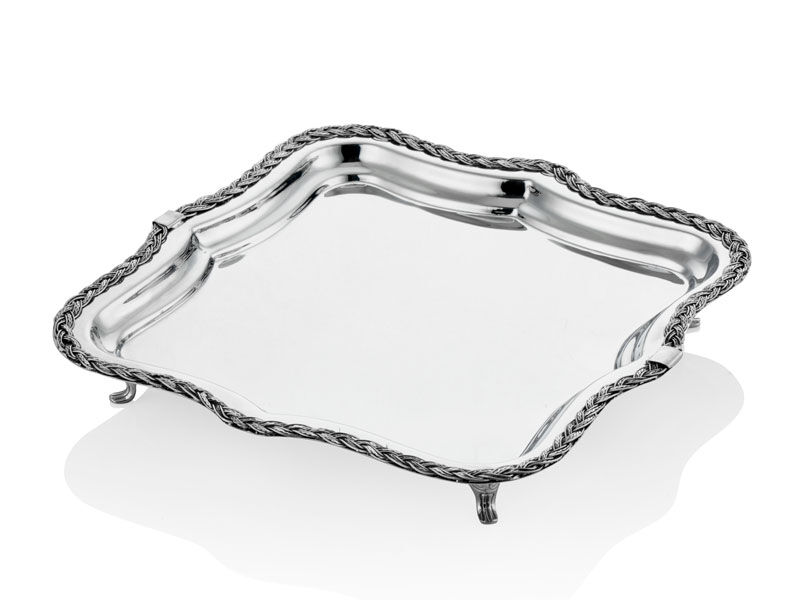 Lamedore Halatlı Tepsi 33x33x5cm
