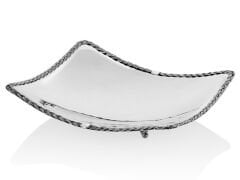 Lamedore Halatlı Dekoratif Kase 32x25x5cm