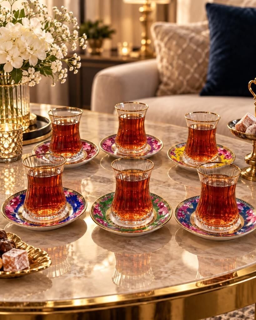 Sandro Moreno 1898 Holi 6lı Optik Çay Seti