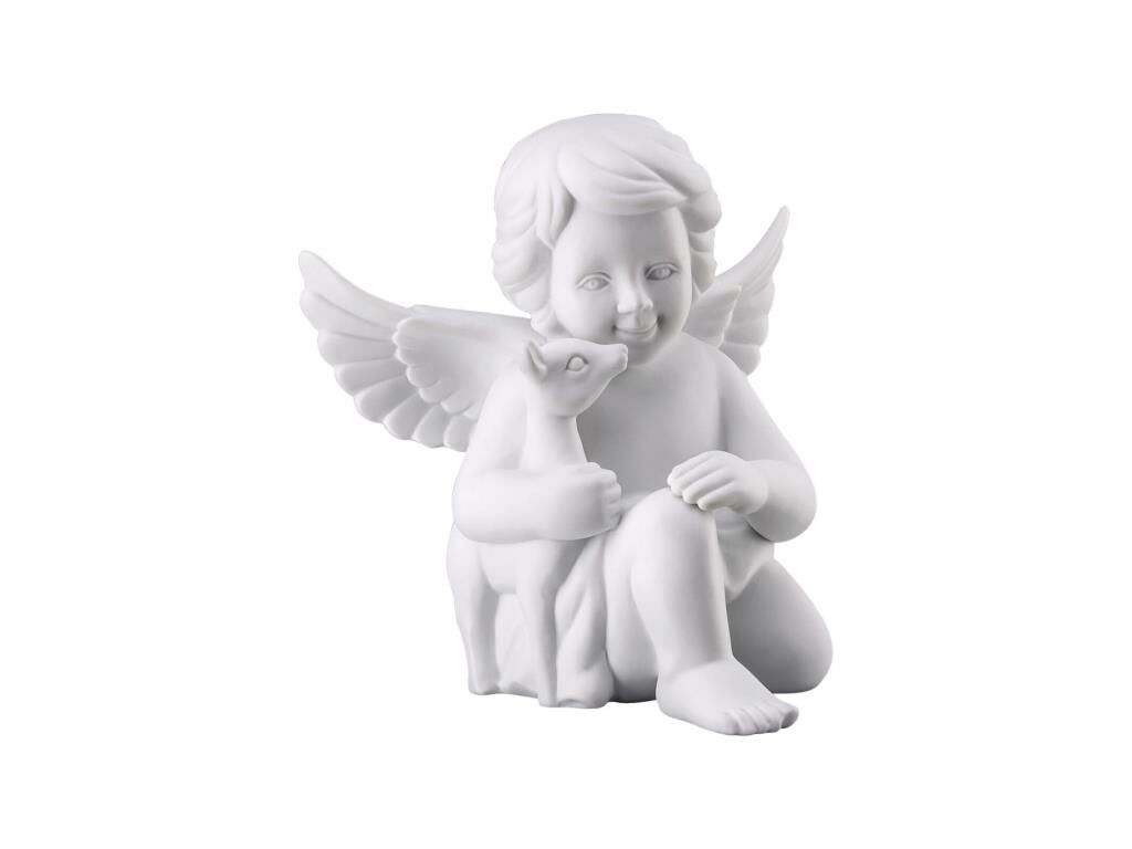 Rosenthal Angel with Bambi 14 cm