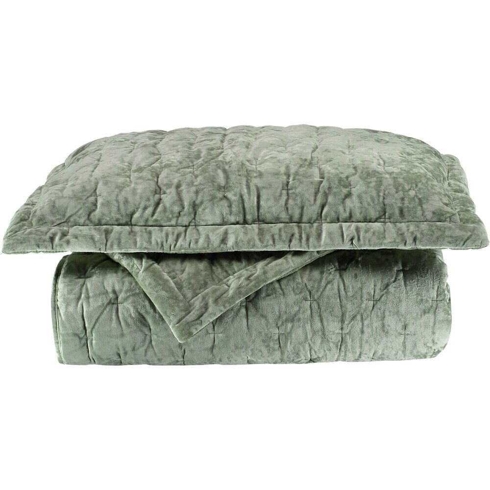 Sarev Metis Yeşil Çift Kişilik Yatak Örtüsü Seti