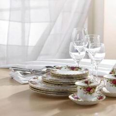 Royal Albert 20 Parça Old Country Roses Yemek Takımı Seti