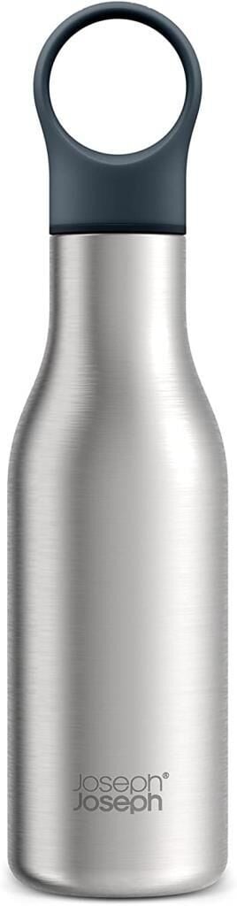 Joseph Joseph  Loop™ Termos Şişe 500 Ml - Çelik Gri 81121