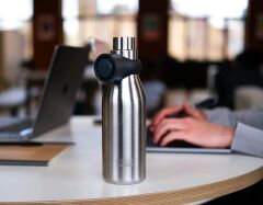 Joseph Joseph  Loop™ Termos Şişe 500 Ml - Çelik Gri 81121
